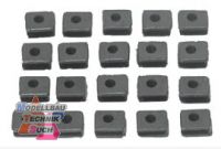 F1120#Gummituellen Eckig 20Stk