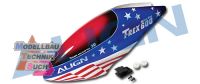 HN6076#Haube lackiert, American Flag