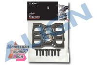 HN6068#Lagerbock Set Alu, Schwarz