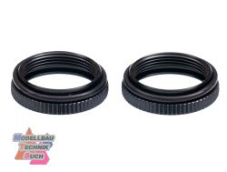 E0542#Mugen D�mpfer Einstellmuttern schwarz