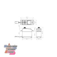 SC-0254MG+#Servo Savox SC-0254MG+