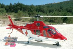 9020#Rumpfbausatz Agusta f�r Benzin-Mechanik