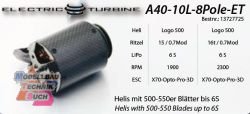 13727725#Hacker A40-10L, 8 pol, Heli Electric Turbine