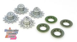 4401002#M 26 Pershing Metallantriebsr�der 1 Paar