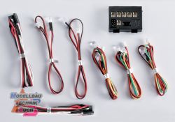 KB48100#LED Lichtset mit 8 LED‘s + Controller, 3mm LED`s