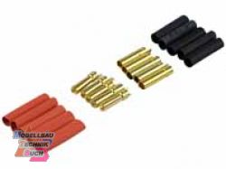600086#Goldkontakt, �4,0mm ,5 Paare