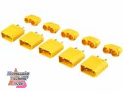 600198#Goldkontakt, XT90-S, 5 Stecker