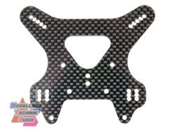 E2533#Mugen D�mpfer Befestigungsplatte Carbon hinten # MBX-7R