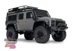 TRX82256-4-SLVR#TRX-4 LR Defender silber 1/10 Crawler RTR Brushe