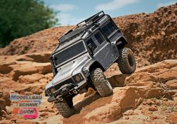 TRX82256-4-SLVR#TRX-4 LR Defender silber 1/10 Crawler RTR Brushe