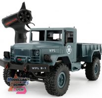 18138#B14 Military Truck mit 2,4 GHz 4WD bis 10 km/h 1:16 rc fer