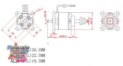 AL2814SB#D-Power Brushless SET AL28-14 & 25A Wave Regler