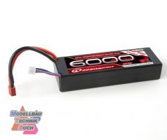 R05227#Robitronic LiPo Akku 6000mAh 2S 50C Racing Pack T-Stecker