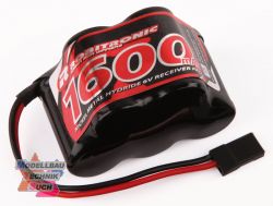 RX161#Robitronic NiMH Akku 1600mAh 3+2 Zellen 2/3A Empf�ngerpack