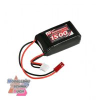 R05201#Robitronic LiPo Akku 1500mAh 2S AAA Hump Size Empf�ngerpa