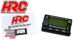 HRC9372C#Lipotester 1-8S Beleuchtung Servotester Lipo NimH Life