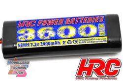 HRC01636S# NiMH 7.2V 3600mAh Stick Tamiya Stecker