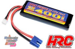 HRC04224E#LiPo 2S 7.4V 2400mAh 50C RC Car Micro  EC3 Stecker