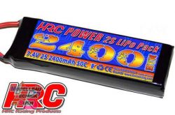 HRC04224T#LiPo 2S 7.4V 2400mAh 50C  RC Car Micro TRX Stecker