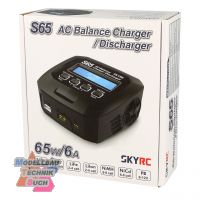 SK100152#SkyRC S65 AC Ladeger�t LiPo 2-4s 6A 65W Entladen 2A 10W