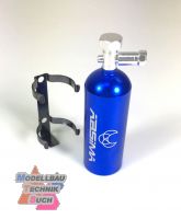 2320076#Aluminium Lachgas - Druckflasche blau