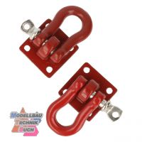 R21039#Abschlepp�se 15mm mit Montageplatte und Sch�kel (2 St�ck)