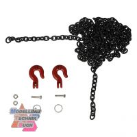 R21072#Kette schwarz mit Schwerlasthaken