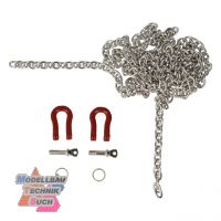R21046#Kette silber mit Sch�kel