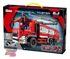 23028#6805 Qihui Bausteinfahrzeug Feuerwehrauto 2in1-Modell
