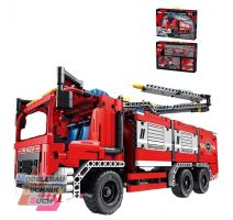 23028#6805 Qihui Bausteinfahrzeug Feuerwehrauto 2in1-Modell