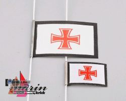 ro1372#Flaggensatz DGZRS 25x40 mm/15x30 mm