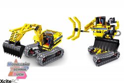 85000050#Teknotoys Active Bricks 2in1 Bagger & Roboter