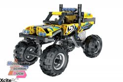 85000063#Teknotoys Active Bricks Pullback Off-Road Fahrzeug gelb