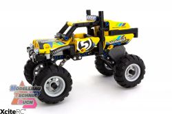 85000063#Teknotoys Active Bricks Pullback Off-Road Fahrzeug gelb