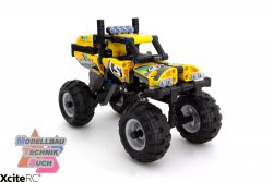 85000063#Teknotoys Active Bricks Pullback Off-Road Fahrzeug gelb