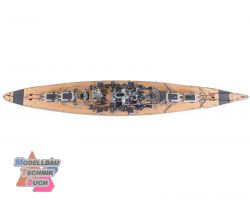 25076#Schlachtschiff Bismark 1:200 Bausatz inkl. aller Beschlagt