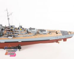 25076#Schlachtschiff Bismark 1:200 Bausatz inkl. aller Beschlagt