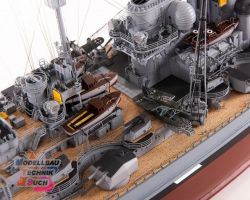 25076#Schlachtschiff Bismark 1:200 Bausatz inkl. aller Beschlagt