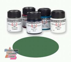 BCA033#Matt mittelgr�n 22 ml Billing Boats Acryl Farben (100ml/1