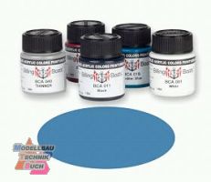 BCA018#Mittelmeerblau 22 ml Billing Boats Acryl Farben (100ml/17