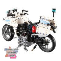 C51023W#Cada Polizei Bausteinmotorrad