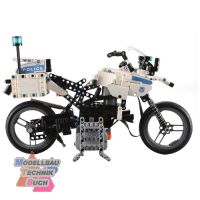 C51023W#Cada Polizei Bausteinmotorrad