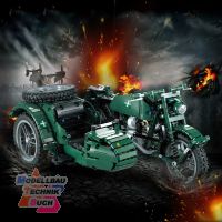 C51021#Cada RC Milit�r Bausteinmotorrad