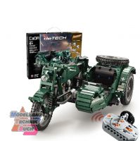 C51021#Cada RC Milit�r Bausteinmotorrad