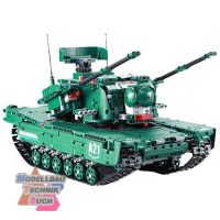 C61001W#Cada Milit�r Bausteinpanzer M1A2 Tank mit Fernsteuerung