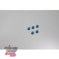 K.1-N3043NA-B#NYLON-SCHLOSSMUTTERN M3X4.3 ALU BLAU