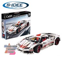 C61018W#Cada Bausteinfahrzeug Supersport Auto