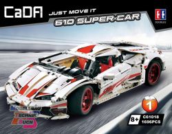 C61018W#Cada Bausteinfahrzeug Supersport Auto