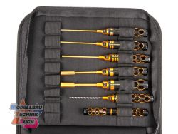 AM199445#Arrowmax Werkzeug Set Onroad 11-teilig mit Tasche # Bla