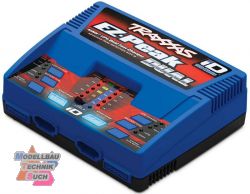 TRX2972GX#DUAL EZ-Peak Plus 2x4-Amp NiMH/2-3S Lipo, Schnell-Lade